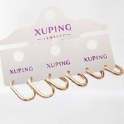 تصویر گوشواره ژوپینگ رنگ ثابت طرح ۱۰۶۵ 