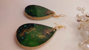 تصویر گوشواره رزینی- کد 56 