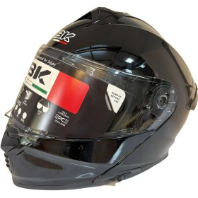 تصویر کلاه کاسکت فک متحرک IBK مدل 965A – مشکی 