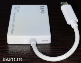 تصویر هاب تایپ سی ۴ پورت USB بافو HUB Type-C 4PORT USB3.0 BAFO | BF-4332 