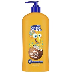 تصویر شامپو بچه 3 در 1 عصاره نارگیل سواو SUAVE KIDS 3IN1 COCONUT SPLASH 532 ML