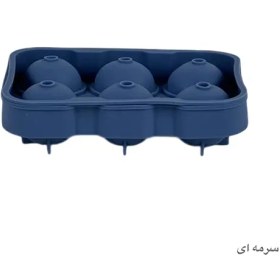 تصویر قالب یخ گرد سیلیکونی 