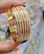 تصویر النگو طلا روس کد 1927 سایز ۵ 