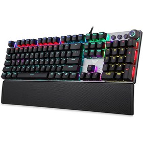 تصویر کیبورد مکانیکال باسیم آئولا مدل F2088 Pro RGB Aula F2088 Pro RGB Wired Mechanical Keyboard