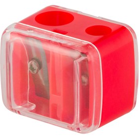 تصویر تراش آرایشی دوقلو متفرقه قرمز Pencil Sharpener