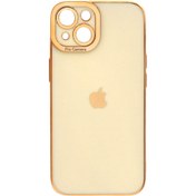 تصویر قاب My Case Pro Camera مدل iPhone 13/iPhone 14 آیفون 13/14 - کرم 