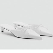 تصویر کفش کوتونی با جزئیات گره‌دار | MANGO | 944057756 | اورجینال 