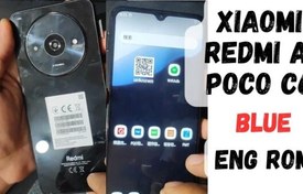 تصویر Redmi A3 poco c61 blue eng rom رام مهندسی 