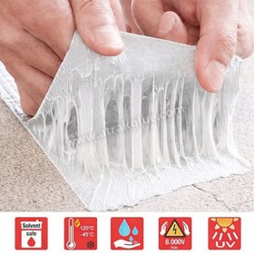 تصویر چسب آب بندی بوتیل {آدامسی) باروکش الومینیوم عرض 10cm طول5M 