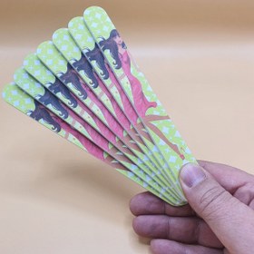 تصویر سوهان ناخن کاغذی باربی - 12 Barbie paper nail file