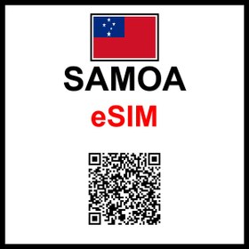 تصویر ای‌سیم ساموآ | eSIM Samoa 