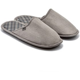 تصویر دمپایی خانگی اورجینال تی ویگی Twigy Promo Men's House Slippers Gray-2 41/46 