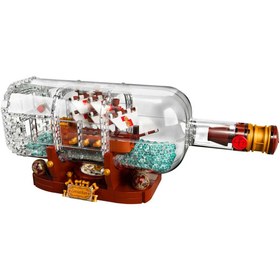 تصویر لگو ایده ها کشتی در یک بطری Ship in a Bottle مدل 11050 