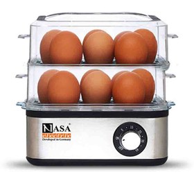 تصویر تخم مرغ پز ناسا الکتریک مدل NS-702 ا NASA electric egg cooker model NS-702 NASA electric egg cooker model NS-702