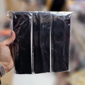 تصویر هدبند باریک سفید مشکی (۱۰۰۰۰۱) هدبند کبریتی باریک