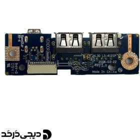 تصویر برد یو اس بی و فایروایر لپ تاپ DAUGHTER BOARD USB FIREWIRE DELL VOSTRO 1520/1510/2510 REV 1.0 DAUGHTER BOARD USB FIREWIRE DELL VOSTRO 1520 REV 1.0 LS-4121P