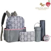 تصویر کوله پشتی لوازم کودک 4 تیکه 