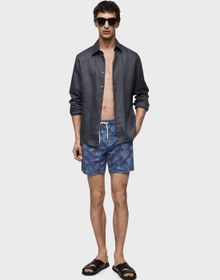 تصویر شلوارک‌های کژوال با طرح دریایی برند mango man Casual Marine Print Shorts