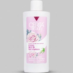 تصویر شامپو رنگساژ مو سریتا مدل Pure Red حجم 200 میلی‌لیتر، تثبیت‌کننده رنگ مو، درخشان‌کننده، حالت‌دهنده، حاوی عصاره آلوئه ورا، مناسب 
