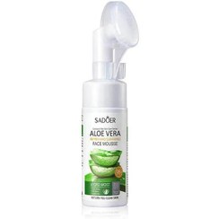 تصویر فوم شستشوی صورت براش دار آلوئه ورا سادور SADOER Aloe Vera Refreshing Cleansing Face Mousse