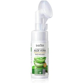 تصویر فوم شستشوی صورت براش دار آلوئه ورا سادور SADOER Aloe Vera Refreshing Cleansing Face Mousse