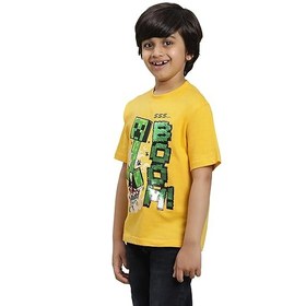 تصویر تی شرت طرح ماینکرافت | Minecraft Printed Boy's T-Shirt 