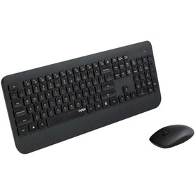 تصویر کیبورد و موس بی سیم رپو مدل X3500 Rapoo X3500 Wireless Keyboard and Mouse