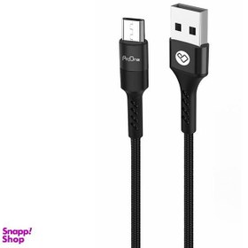 تصویر کابل تبدیل USB به microUSB پرووان مدل PCC335M طول 1 متر 