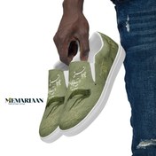 تصویر کفش مردانه طرح خوشنویسی فارسی چ 