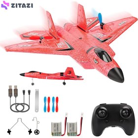 تصویر جت کنترلی پروازی شارژی f22 f22 remote control fighter