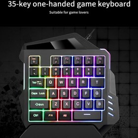 تصویر کیبورد گیمینگ Keyboard Gaming One- RGB 