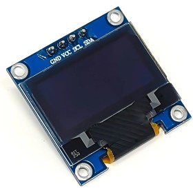 تصویر نمایشگر 64*128 OLED 1.3 اینچ ابی 12C 