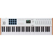 تصویر میدی کنترلر آرتوریا Arturia KeyLab 61 Mk3 White Arturia KeyLab 61 mk3 Professional MIDI Controller and Software (White)