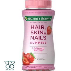 تصویر پاستیل مو و پوست و ناخن نیچرز بانتی (NATURES BOUNTY) 