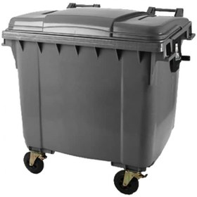 تصویر سطل زباله پلاستیکی مخزن پلی اتیلن چهار چرخ 660 لیتری - متنوع Bucket