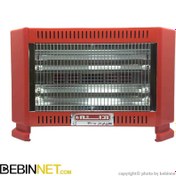 تصویر بخاری 5 شعله فن دار آراسته مدل2200 Arasteh heater