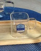 تصویر ماگ مربع پیرکس دلی گلس 6 عددی 235 میلی کد GPZB306-1 