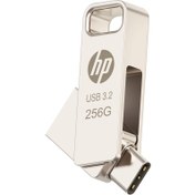 تصویر فلش مموری USB 3.2 اچ پی مدل x206c ظرفیت 256 گیگابایت 