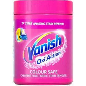 تصویر پودر لکه بر پارچه رنگی اکسی اکشن ونیش 470 گرمی Vanish Oxi Colour Safe Stain Remover 