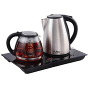 تصویر چای ساز تولیپس مدل TM-451SG ظرفیت کتری ۱.۷ لیتر با کتری استیل 