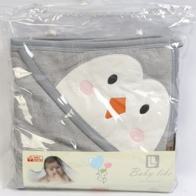 تصویر حوله چهارگوش کلاه دار طرح جغد Baby like Towel set code:0299505/4