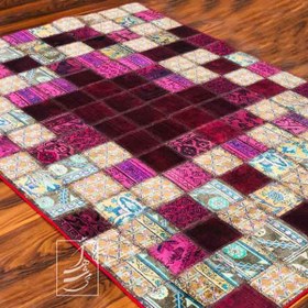 تصویر فرش چهل تکه دستباف مدل ft-87 