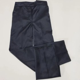 تصویر شلوار فرم مدارس ترگال کجراه رنگ سرمه ای سایز کلاس اول، دوم و سوم 