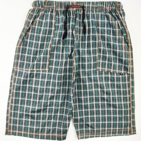 تصویر شلوارک راحتی مردانه طرح چهار خانه کد 10263 