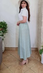 تصویر دامن شلواری نخی باربی 