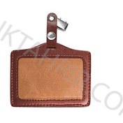 تصویر کاور کارت شناسایی چرمی آویزدار 