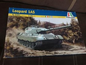 تصویر کیت تانک Leopard1 A5 برند ITALERI مقیاس 135 