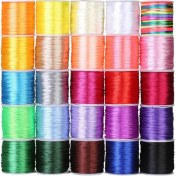 تصویر نخ دستبند ۱۰۰ یاردی رنگ سبز 