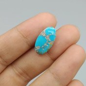 تصویر نگین فیروزه مغز اصل نیشابور بدون احیا کد 7326 