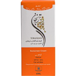 تصویر کرم ضد آفتاب گیاهی شیرین بیان (spf30) ترنجان Herbal licorice sun cream (spf30) Taranjan